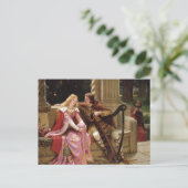 Ende des Song Flirt Edmund Blair Leighton Postkarte (Stehend Vorderseite)