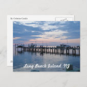 Ende des Sonnenuntergangs Postkarte (Vorne/Hinten)