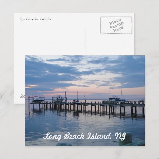 Ende des Sonnenuntergangs Postkarte (Vorne/Hinten)