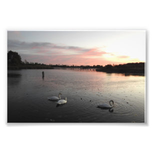 Ende des Tages Fotodruck