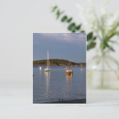 Ende des Tages Postkarte (Stehend Vorderseite)