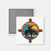 Ende des Trail Native Amerikanischen Ureinwohners Magnet (Vorderseite/Rückseite)
