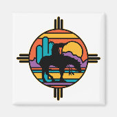 Ende des Trail Native Amerikanischen Ureinwohners Magnet (Vorne)