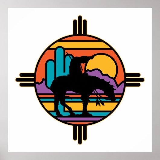 Ende des Trail Native Amerikanischen Ureinwohners Poster (Vorne)