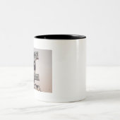 Ende des Weg-66 Zweifarbige Tasse (Mittel)