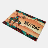 Ende des Weges Begrüßungstor Fußmatte (Schrägansicht)