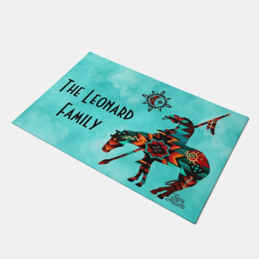 Ende des Weges Fußmatte (Schrägansicht)