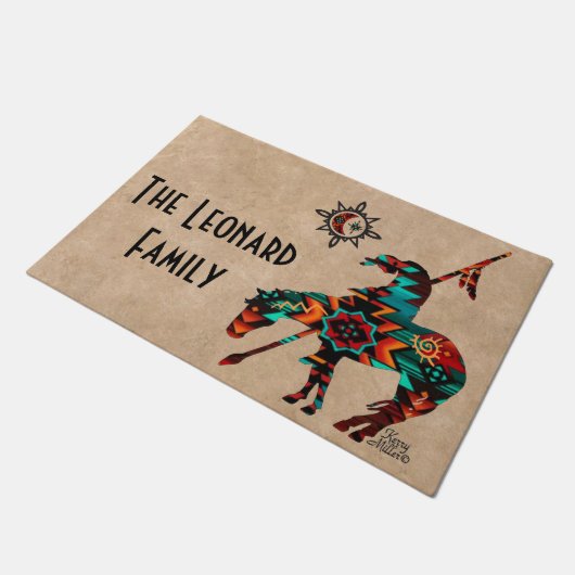 Ende des Weges Fußmatte (Schrägansicht)