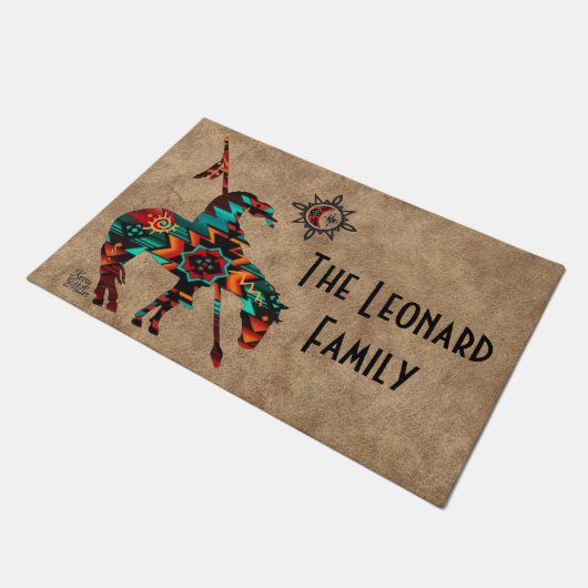 Ende des Weges Fußmatte (Schrägansicht)