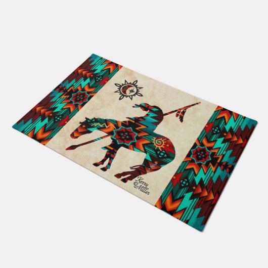 Ende des Weges Fußmatte (Schrägansicht)