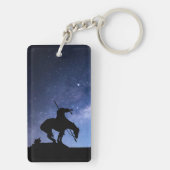 Ende des Weges mit der Milchstraße Schlüsselanhänger (Rückseite)