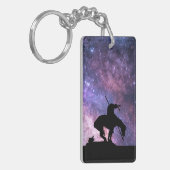 Ende des Weges mit der Milchstraße Schlüsselanhänger (Vorderseite links)