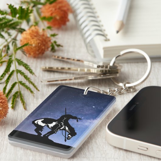 Ende des Weges mit der Milchstraße Schlüsselanhänger (Vorderseite rechts)