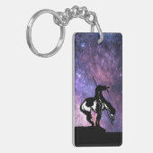 Ende des Weges mit der Milchstraße Schlüsselanhänger (Vorderseite links)