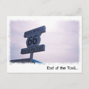 Ende des Weges Postkarte