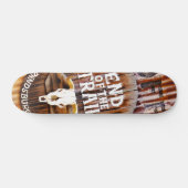 Ende des Weges Skateboard (Horizontal)
