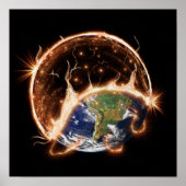 Ende des Weltposters. Poster (Vorne)