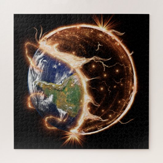 Ende des Weltraums. Puzzle (Horizontal)