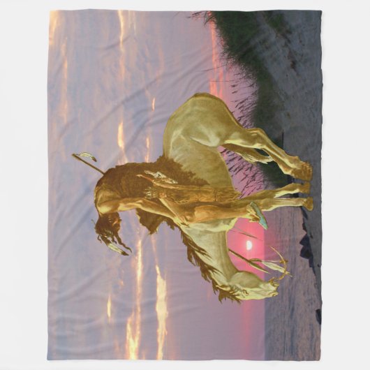 ENDE DES ZUGES FLEECEDECKE (Vorderseite)