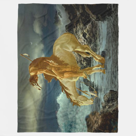 ENDE DES ZUGES FLEECEDECKE (Vorderseite)