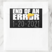 Ende einer Fehlerbehebung (4) Rechteckiger Aufkleber (Tasche)