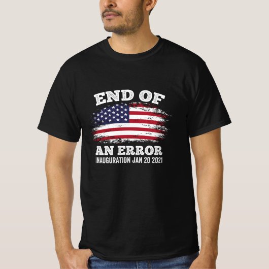 Ende einer Fehlerbehebung bei Biden Harris Einweih T-Shirt (Vorderseite)