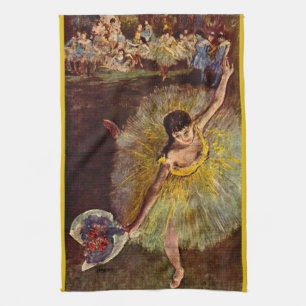 Ende eines Arabesken von Edgar Degas, Vintages Bal Geschirrtuch