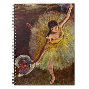 Ende eines Arabesken von Edgar Degas, Vintages Bal Notizblock