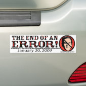 Ende eines Fehlers Autoaufkleber (Auf Auto)