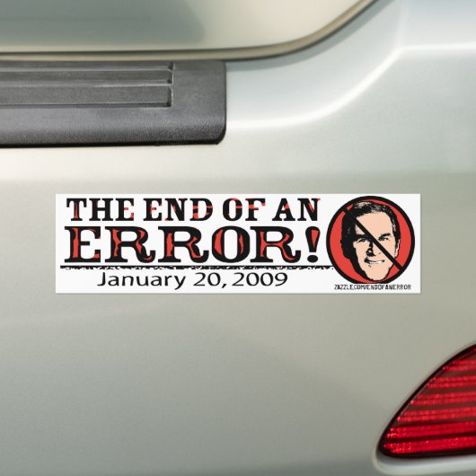 Ende eines Fehlers Autoaufkleber (Auf Auto)