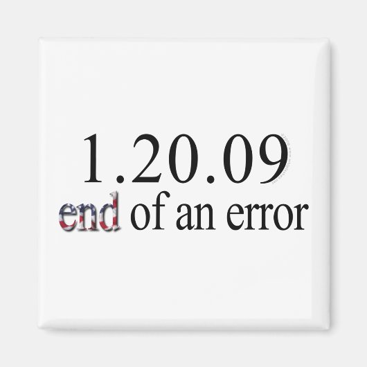 Ende eines Fehlers - Magnet (Vorne)