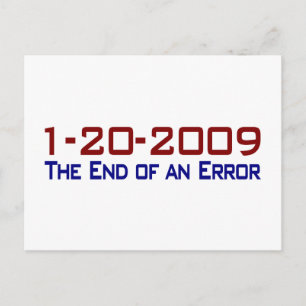 Ende eines Fehlers Postkarte