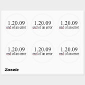Ende eines Fehlers - Stickers (Blatt)