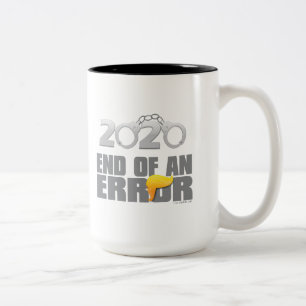 Ende eines Fehlers Zweifarbige Tasse