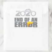 Ende eines Fixierers für Fehlerkorrekturen (4) Rechteckiger Aufkleber (Tasche)