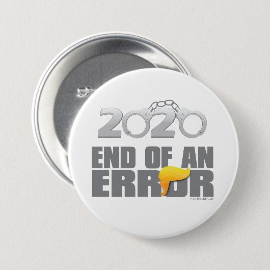 Ende eines Knopfes des Fehler-2020 Button (Vorne & Hinten)