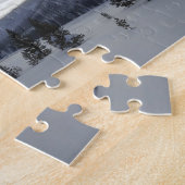 Ende eines Schneetages im Yellowstone Nationalpark Puzzle (Seite)