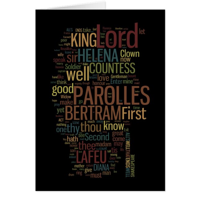 Ende gut, alles gut Wort-Mosaik (Vorne)