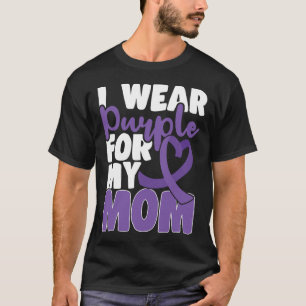 Ende Heimer Ich Trage Lila Für Meine Mutter Demenz T-Shirt