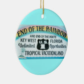 Ende Key Wests Florida der Keramikornament (Rechts)