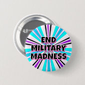 ENDE MILITÄRISCHE MADNESS BUTTON (Vorne & Hinten)