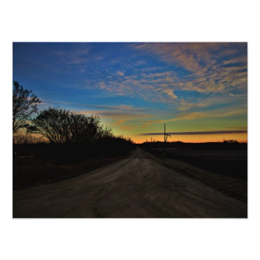 "Ende November" Fotodruck (Vorne)