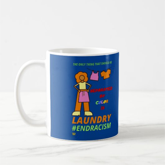 "ENDE RACISM" KAFFEETASSE (Links)