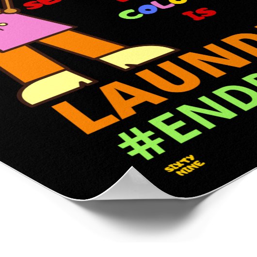 "ENDE RACISM" POSTER (Ecke)