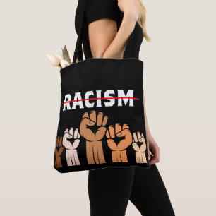 Ende Rassismus Multi Shade Fists Tasche