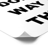 Ende Sentances Funny Poster (Ecke)