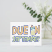 Ende September Postkarte (Stehend Vorderseite)