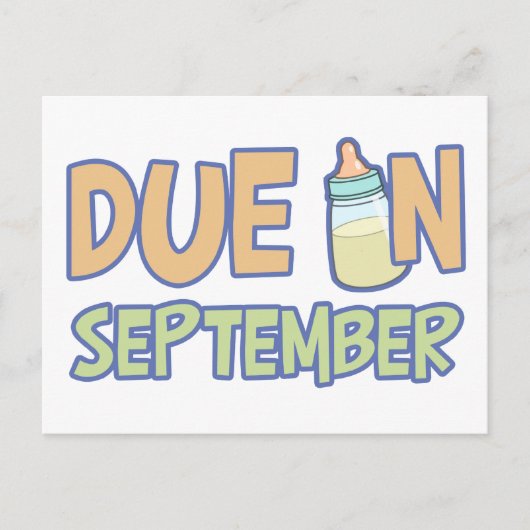 Ende September Postkarte (Vorderseite)