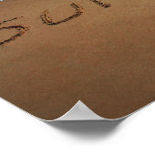 Ende Sommer Poster Print (Ecke)