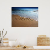 Ende Sommer Poster Print (Küche)